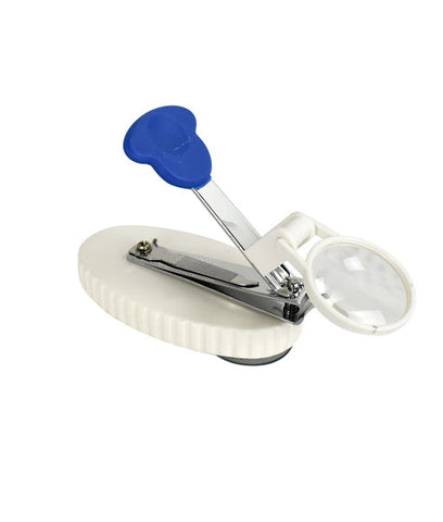 Nail Clipper and sander with magnifier