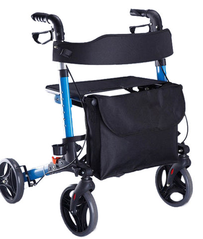 Travel Lite Portable Outdoor Seat Walker with Seat and Bag + Crutch Holder